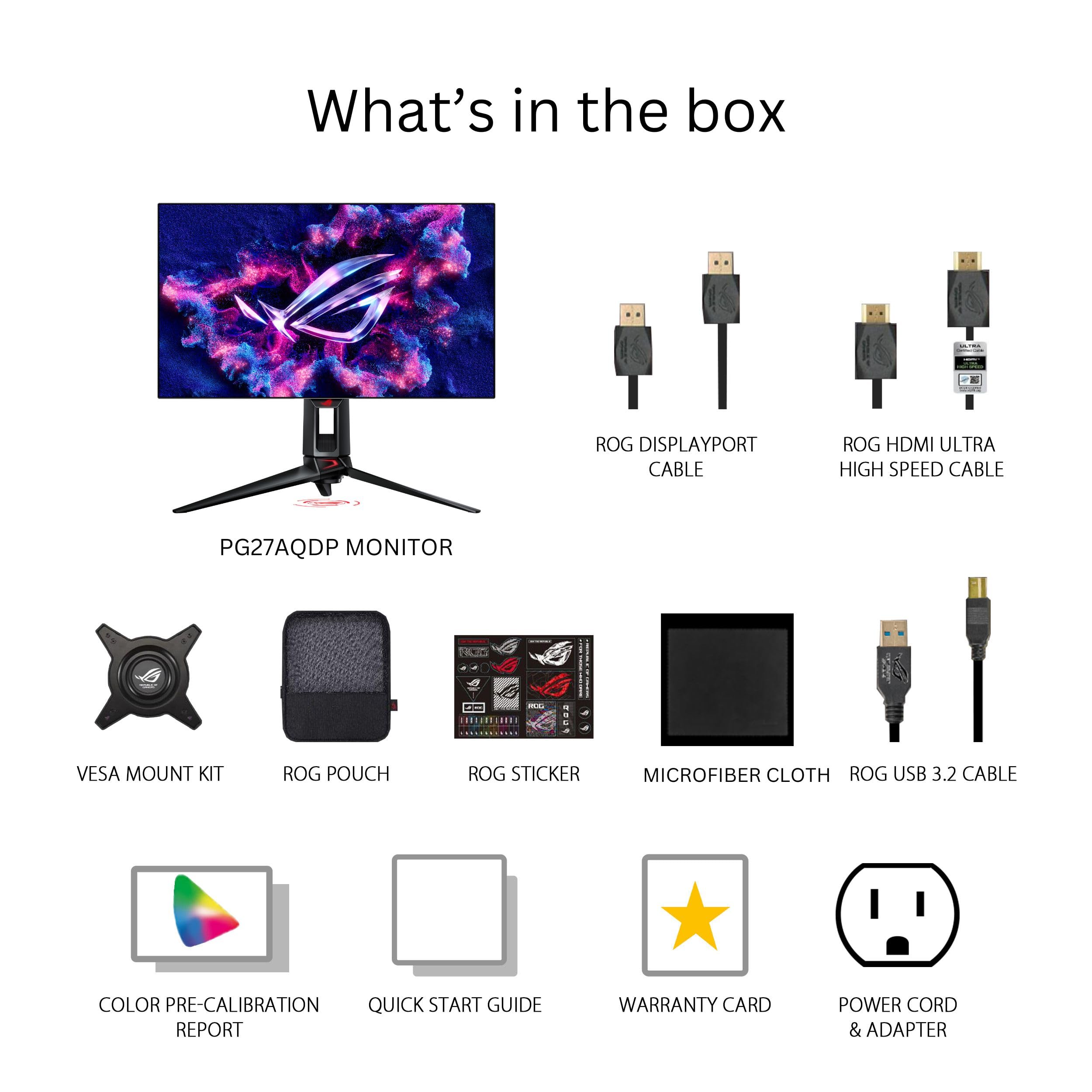 ASUS ROG Swift OLED PG27AQDP 27” 480Hz